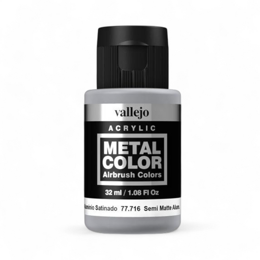 Pintura Acrílica Metal Color Semi Matt Aluminium 77.716 32 ml