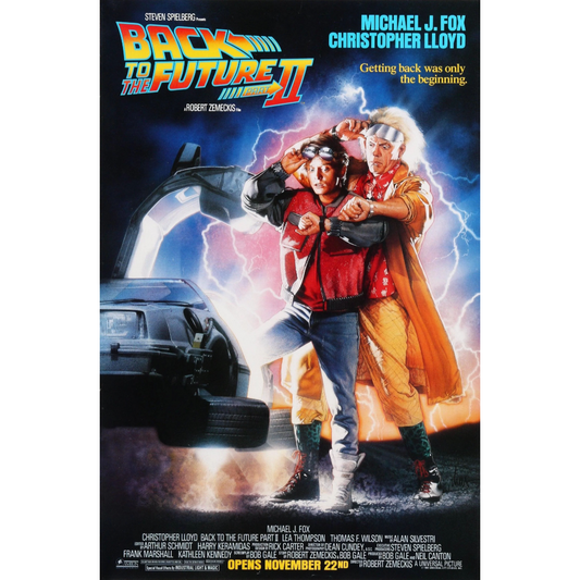 Back to te Future II Afiche Cuadro