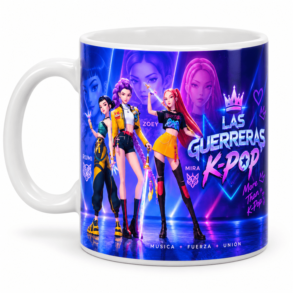 K-Pop Demon Hjunters Las Guerreras K-Pop Mug 11 Oz.