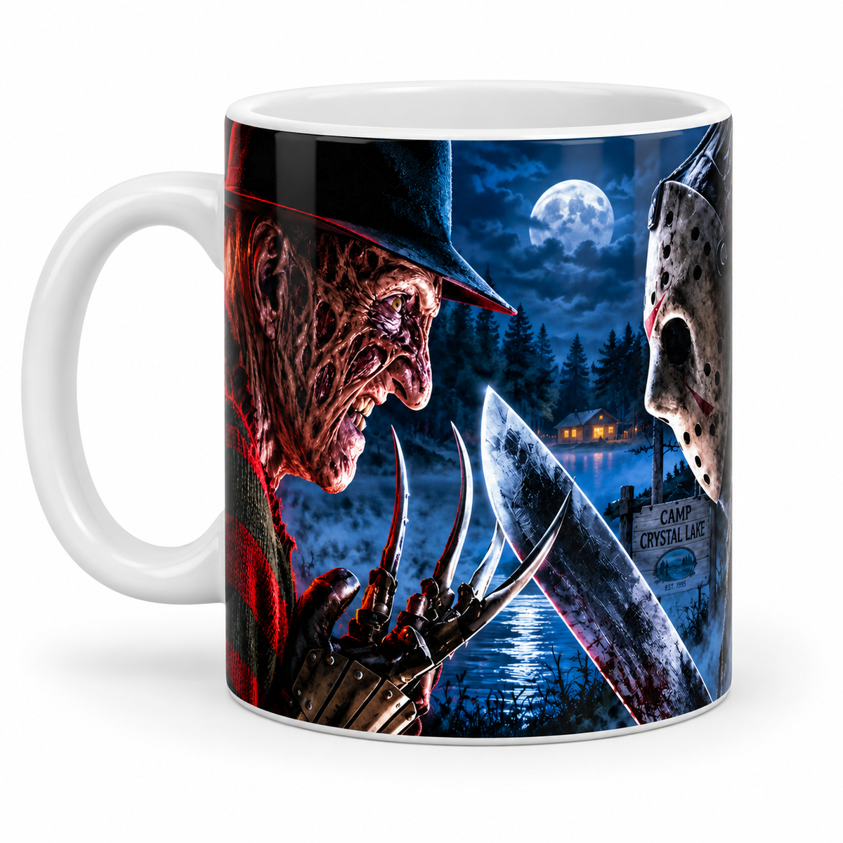Freddy vs Jason Mug 11 Oz.