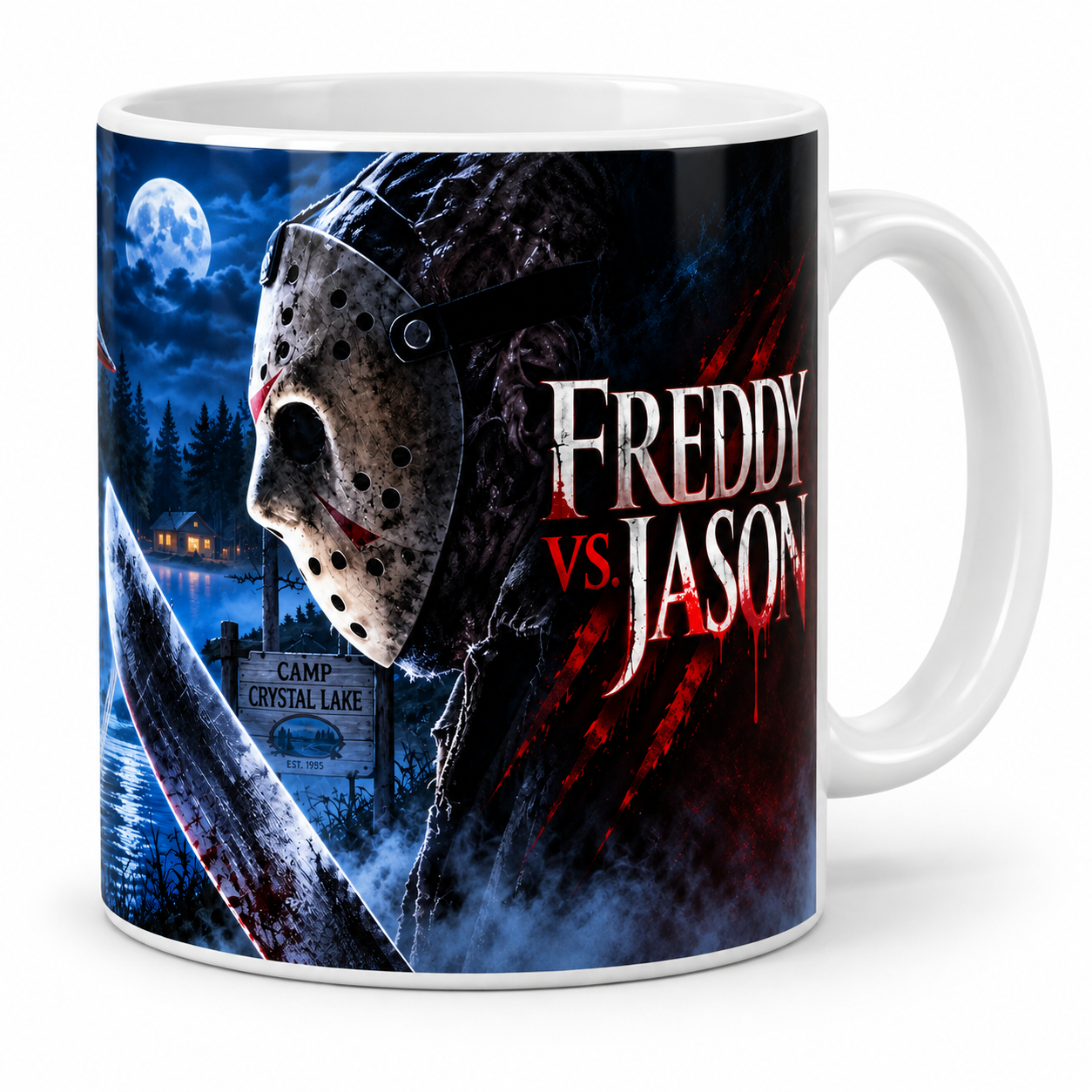 Freddy vs Jason Mug 11 Oz.
