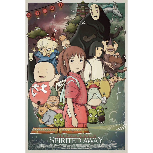 El Viaje de Chihiro Studio Ghibli Afiche Cuadro