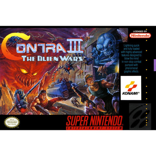 Contra III: The Alien Wars Afiche Cuadro
