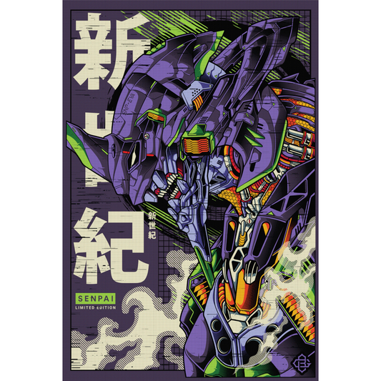 Evangelion Eva 01 Afiche Cuadro