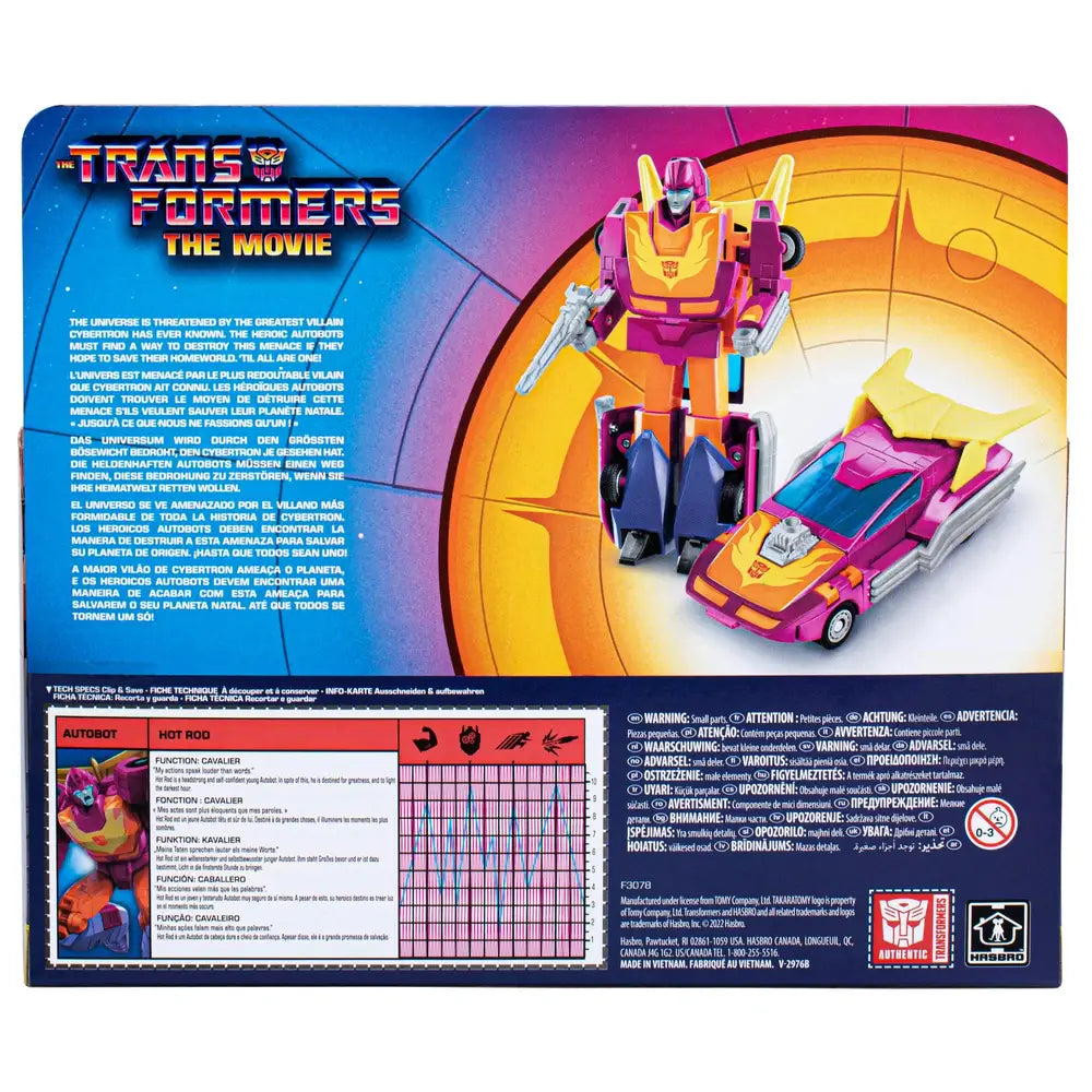 Transformers Retro The Transformers: The Movie Autobot Hot Rod