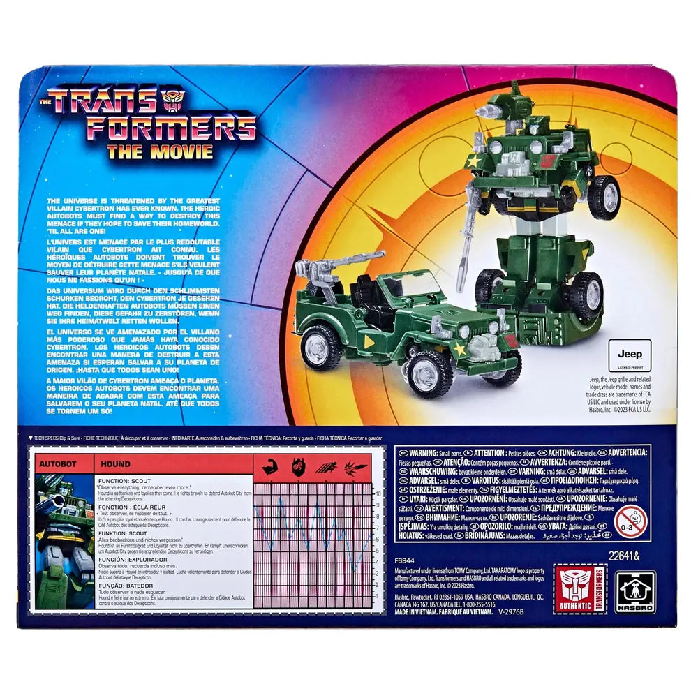 Transformers Retro The Transformers: The Movie Autobot Hound