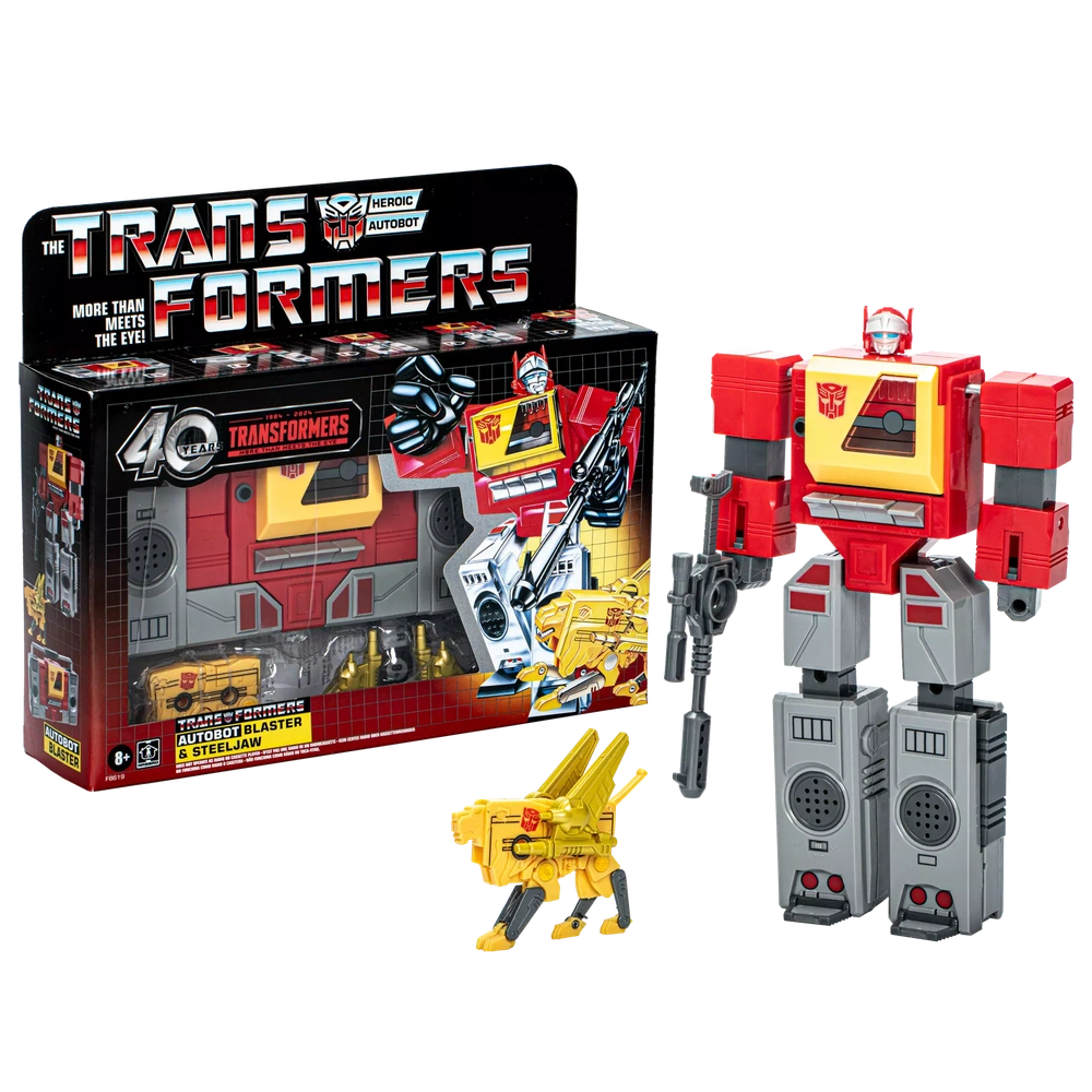 Transformers Retro 40th Anniversary Autobot Blaster & Steeljaw Exclusive