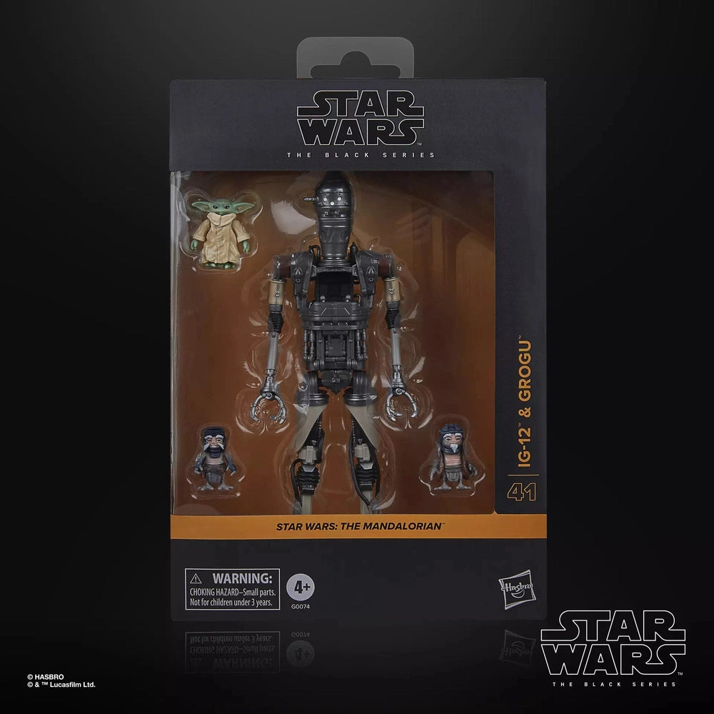 Star Wars The Black Series Deluxe IG-12 & Grogu The Mandalorian