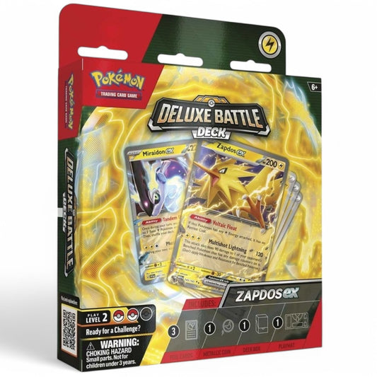 Pokémon TCG Zapdos EX Deluxe Battle Deck English
