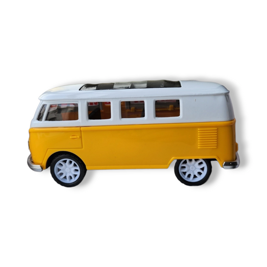 Volkswagen Combi Amarillo Luces y Sonido 1/30