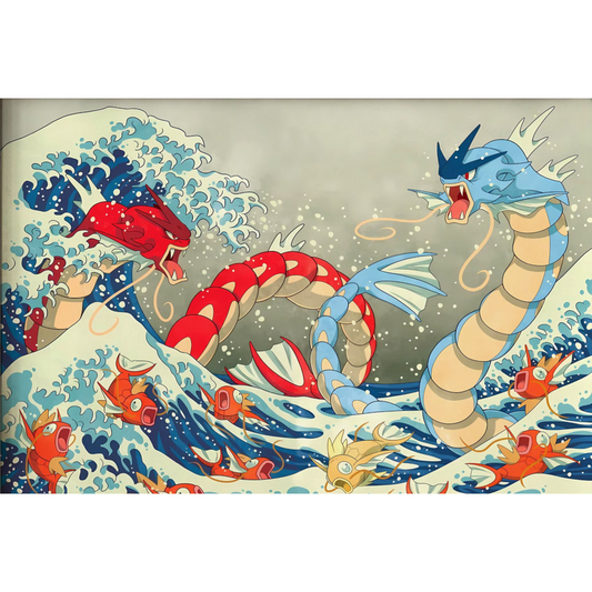 Pokémon Gyaradox Afiche Cuadro