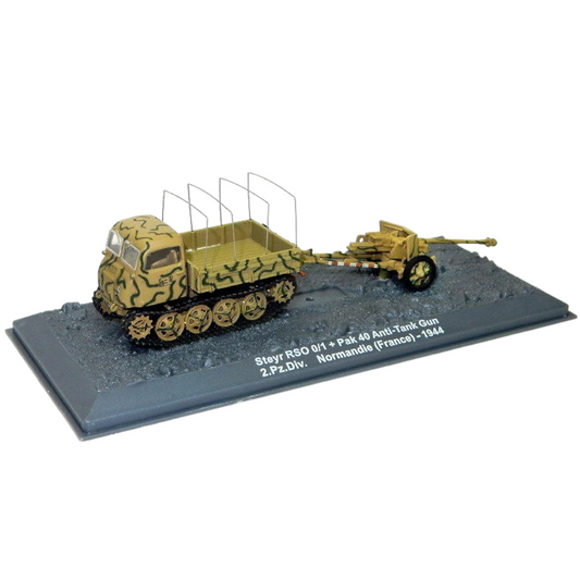 Steyr RSO 0/1 + Pak 40 Anti-tank Gun 2.Pz.Div. Normandie 1944 1/72