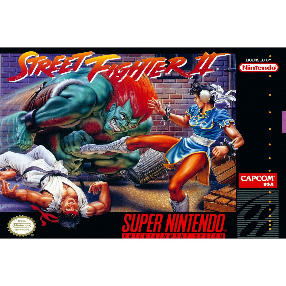 Street Fighter II Afiche Cuadro