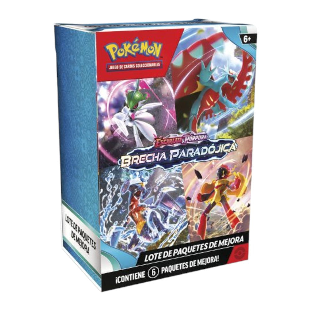 Pokémon TCG Escarlata y Púrpura Brecha Paradójica - Lote de Paquetes de Mejora Español