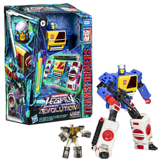 Transformers Legacy Evolution Voyager Twincast & Autobot Rewind