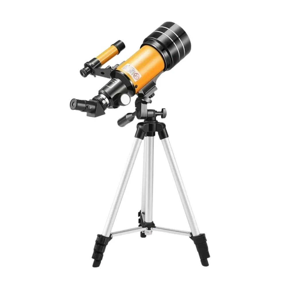 Telescopio Astronómico Básico para Niños AZM70300 (Naranja)