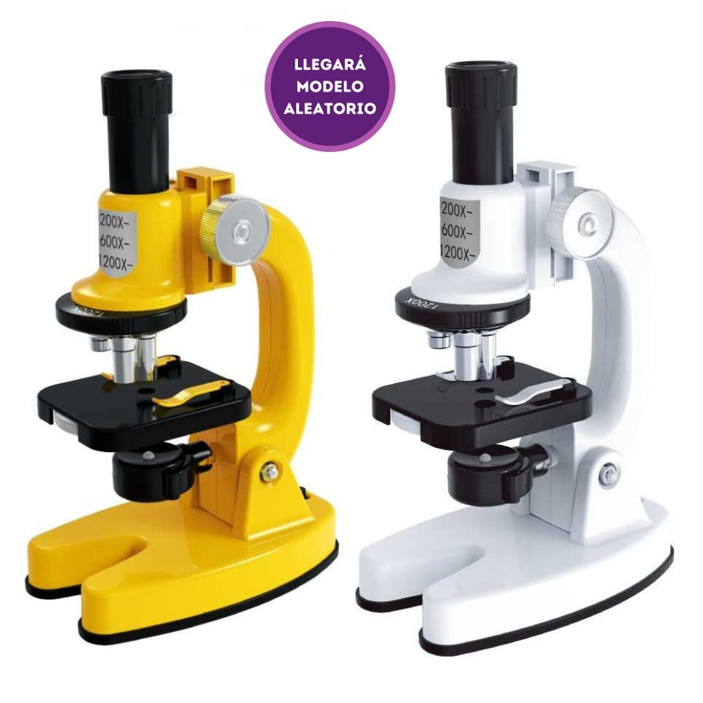 Microscopio Básico para Niños (Blanco)