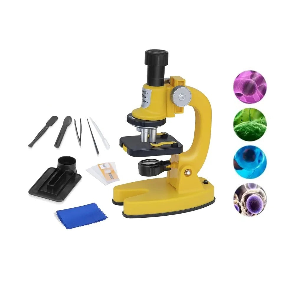 Microscopio Básico para Niños (Amarillo)