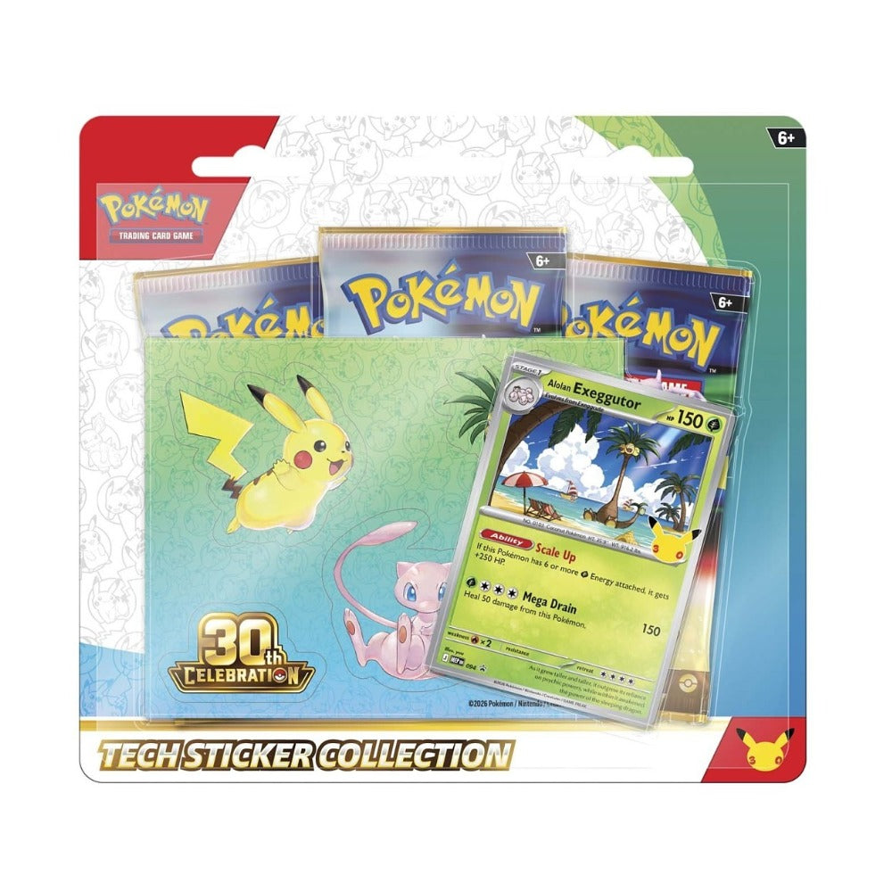 Pokémon TCG 30th Celebration – Tech Sticker Collection Alolan Exeggutor (English)