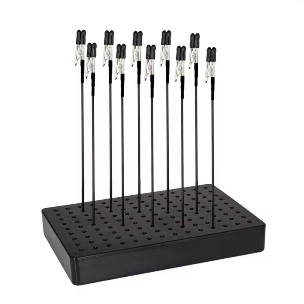 Pinzas Clip Cocodrilo Set 20 un. con Base Model Kit