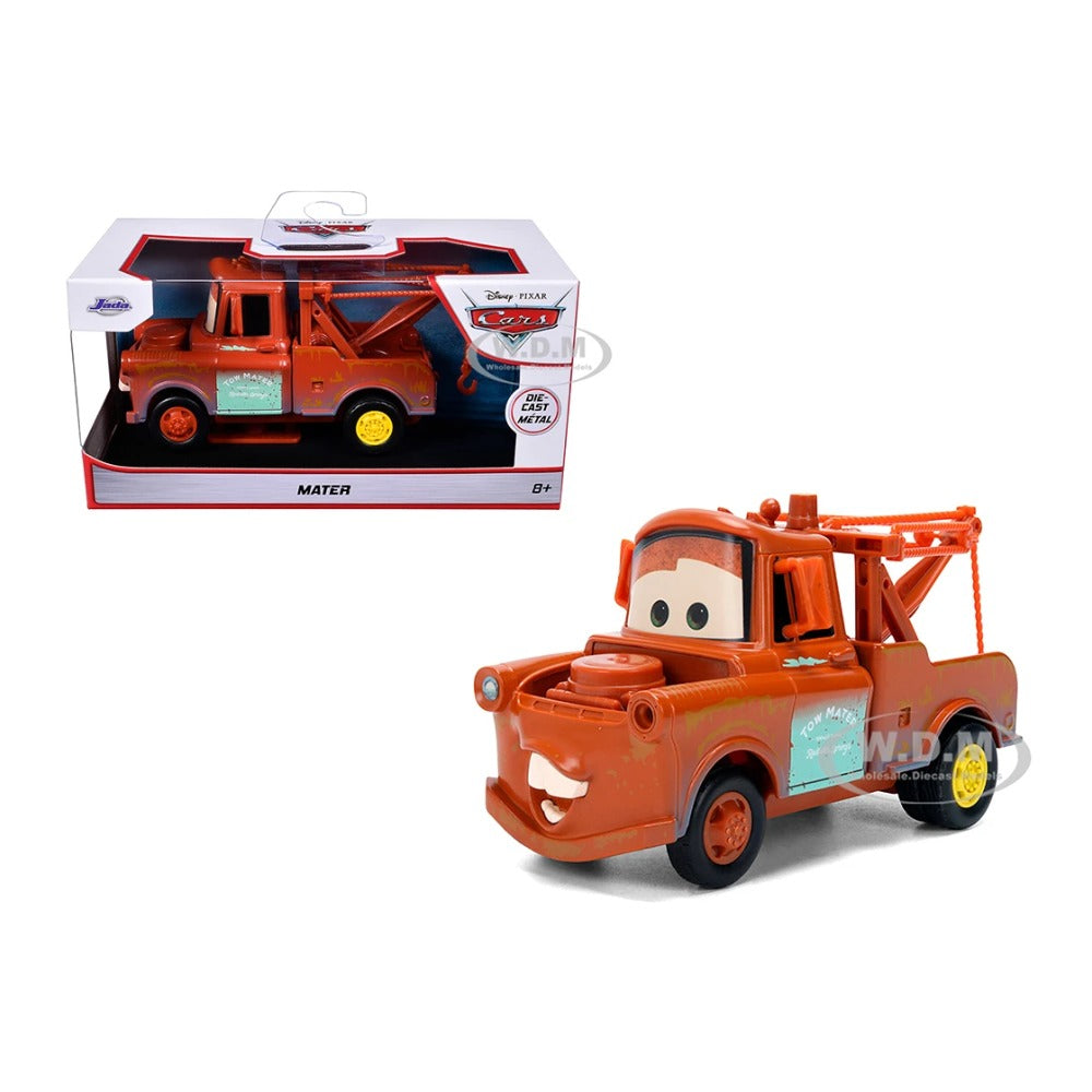 Disney Pixar Cars "Tow Mater" Tow Truck Brown Rusted 1/32
