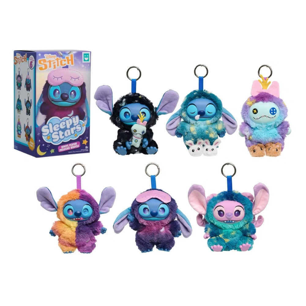 Disney Stitch Sleepy Stars Vinyl Plush Clip-on Peluche Sorpresa