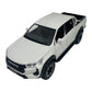 Toyota Hilux Pickup Blanco Humo Luces y Sonido 1/18