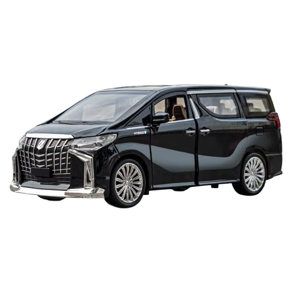 Toyota Alphard Negro Luces y Sonido 1/24