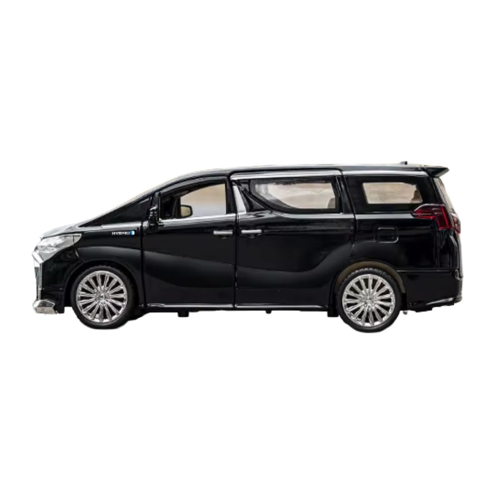Toyota Alphard Negro Luces y Sonido 1/24