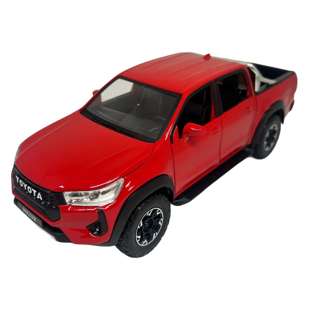 Toyota Hilux Pickup Rojo (Luces y Sonido) 1/18