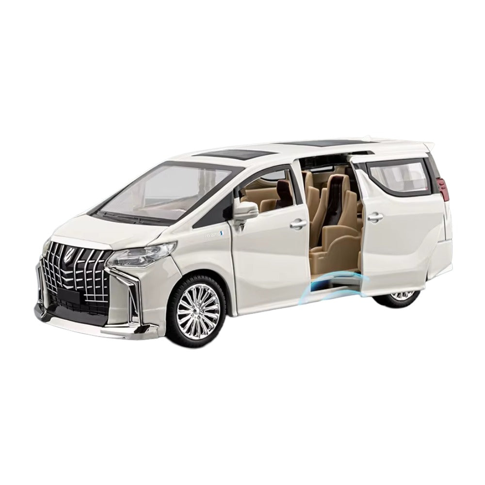 Toyota Alphard Blanco (Luces y Sonido) 1/24