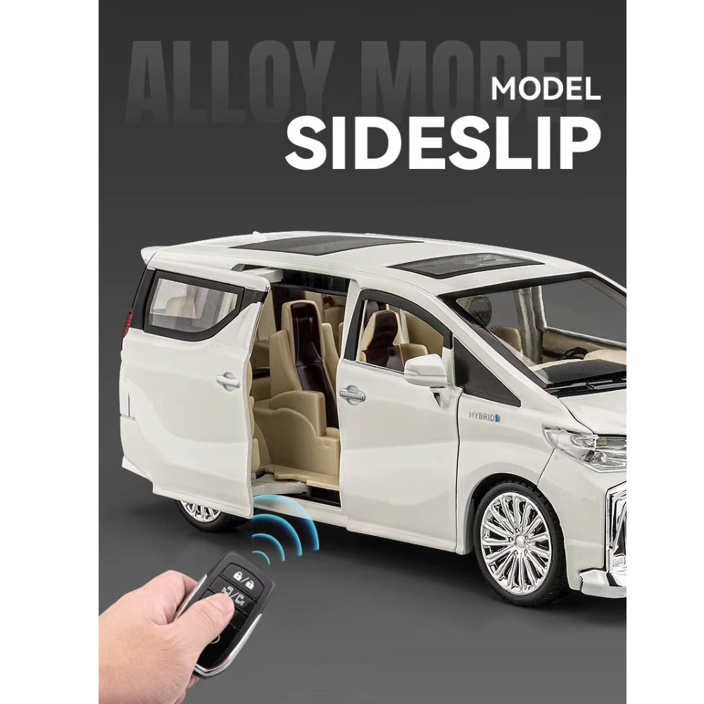Toyota Alphard Blanco (Luces y Sonido) 1/24