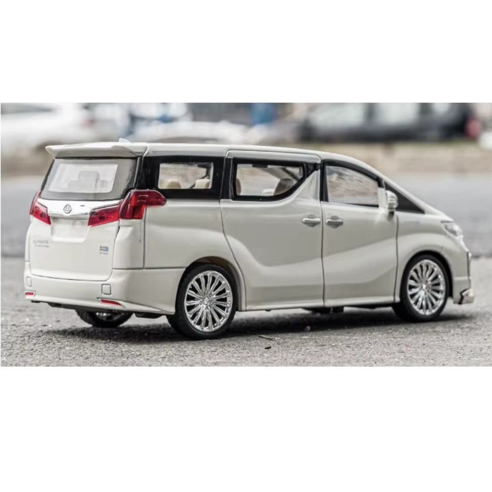 Toyota Alphard Blanco (Luces y Sonido) 1/24