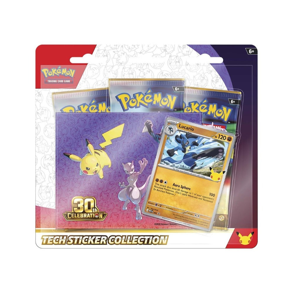 Pokémon TCG 30th Celebration – Tech Sticker Collection Lucario (English)