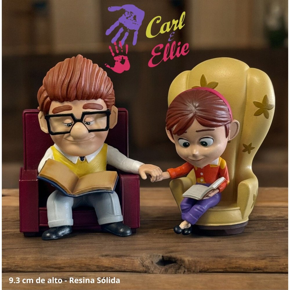 Disney Up - Carl & Ellie Mini-Figuras 2-Pack