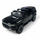 Hummer HEV SUV Descapotable Negro Luces y Sonido 1/32