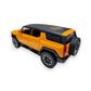 Hummer HEV SUV Naranja Luces y Sonido 1/32