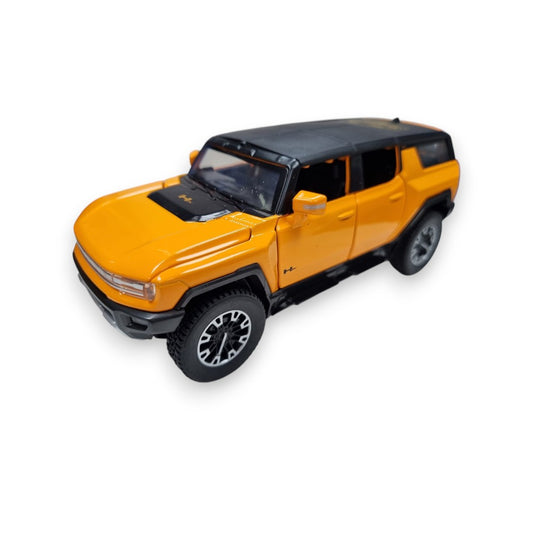 Hummer HEV SUV Naranja Luces y Sonido 1/32