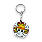 Llavero giratorio One Piece Calavera Luffy
