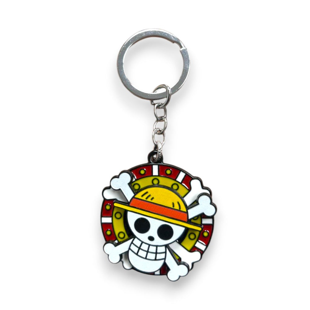Llavero giratorio One Piece Calavera Luffy