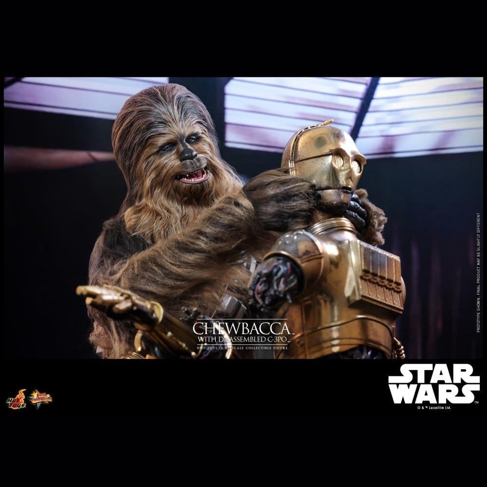 Star Wars: The Empire Strikes Back Chewbacca & Disassembled C-3PO 1/6