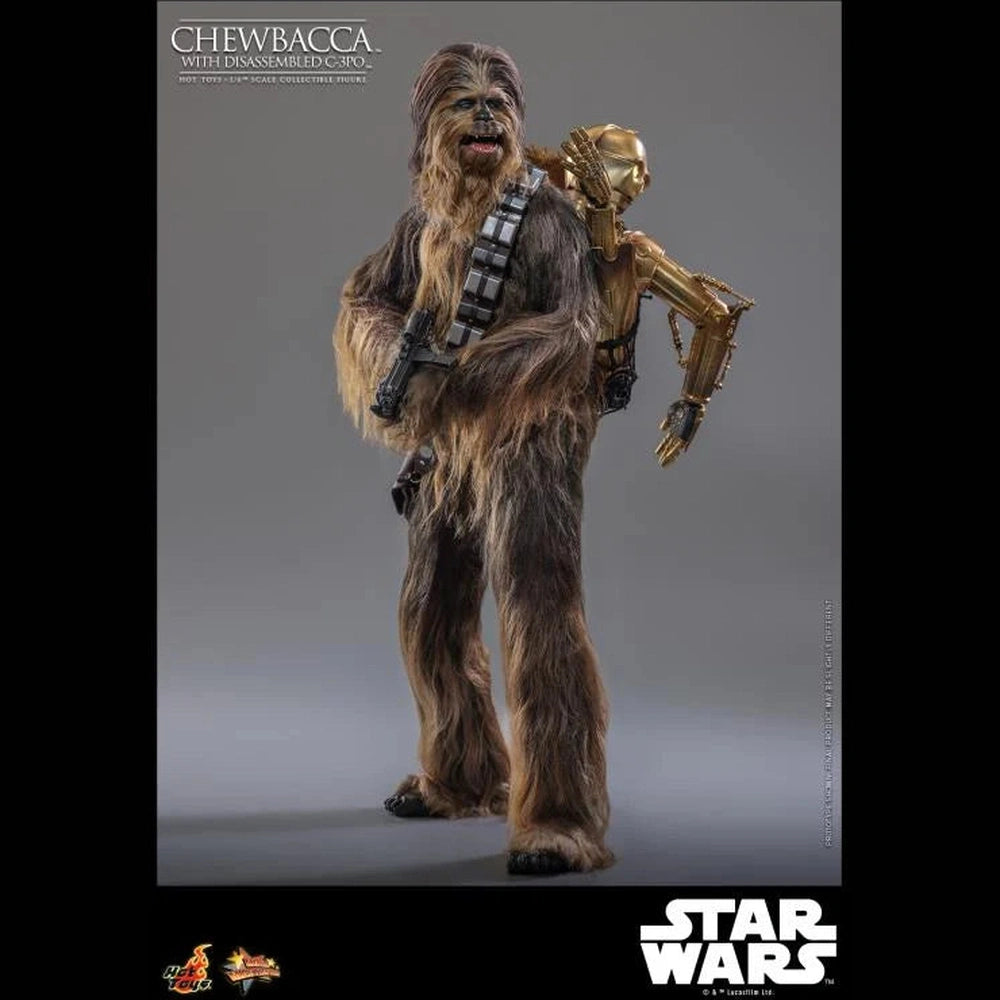 Star Wars: The Empire Strikes Back Chewbacca & Disassembled C-3PO 1/6