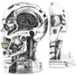 Terminator 2: Judgement Day T-800 Head Sujetalibros