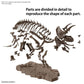 Imaginary Skeleton Triceratops Model Kit 1/32