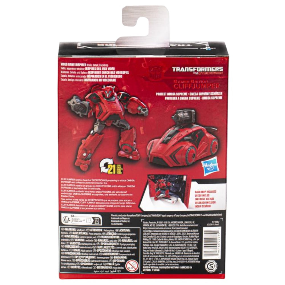 Transformers Studio Series Gamer Edition 05 Deluxe Cliffjumper