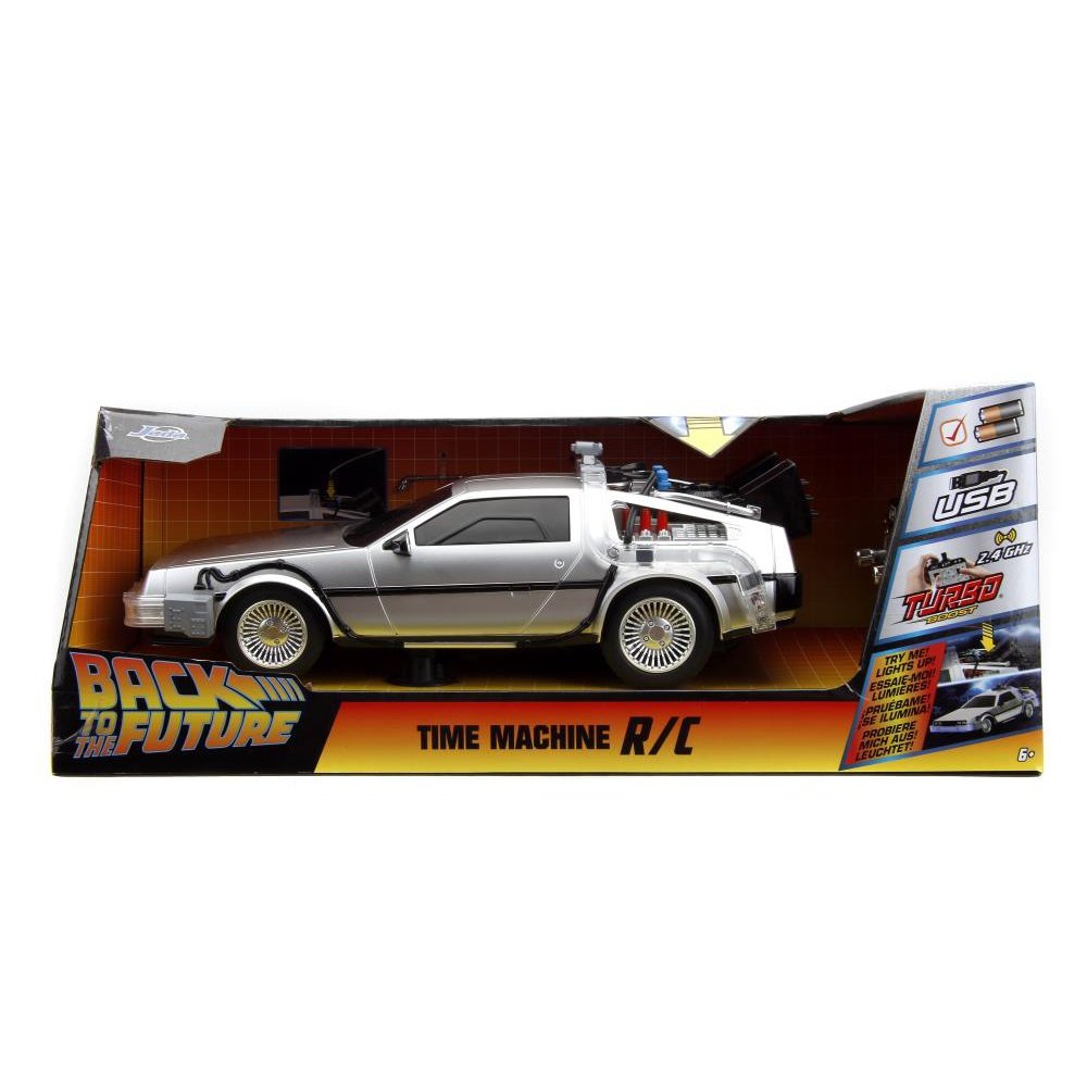 Hollywood Rides: Back to the Future Delorean Time Machine Control Remoto 1/16