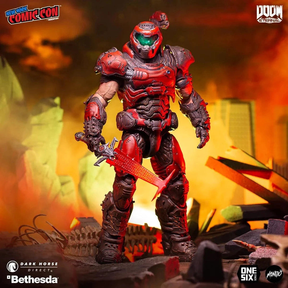Doom Eternal Doom Slayer Crimson Variant 1/6 New York Comic Con Exclusive