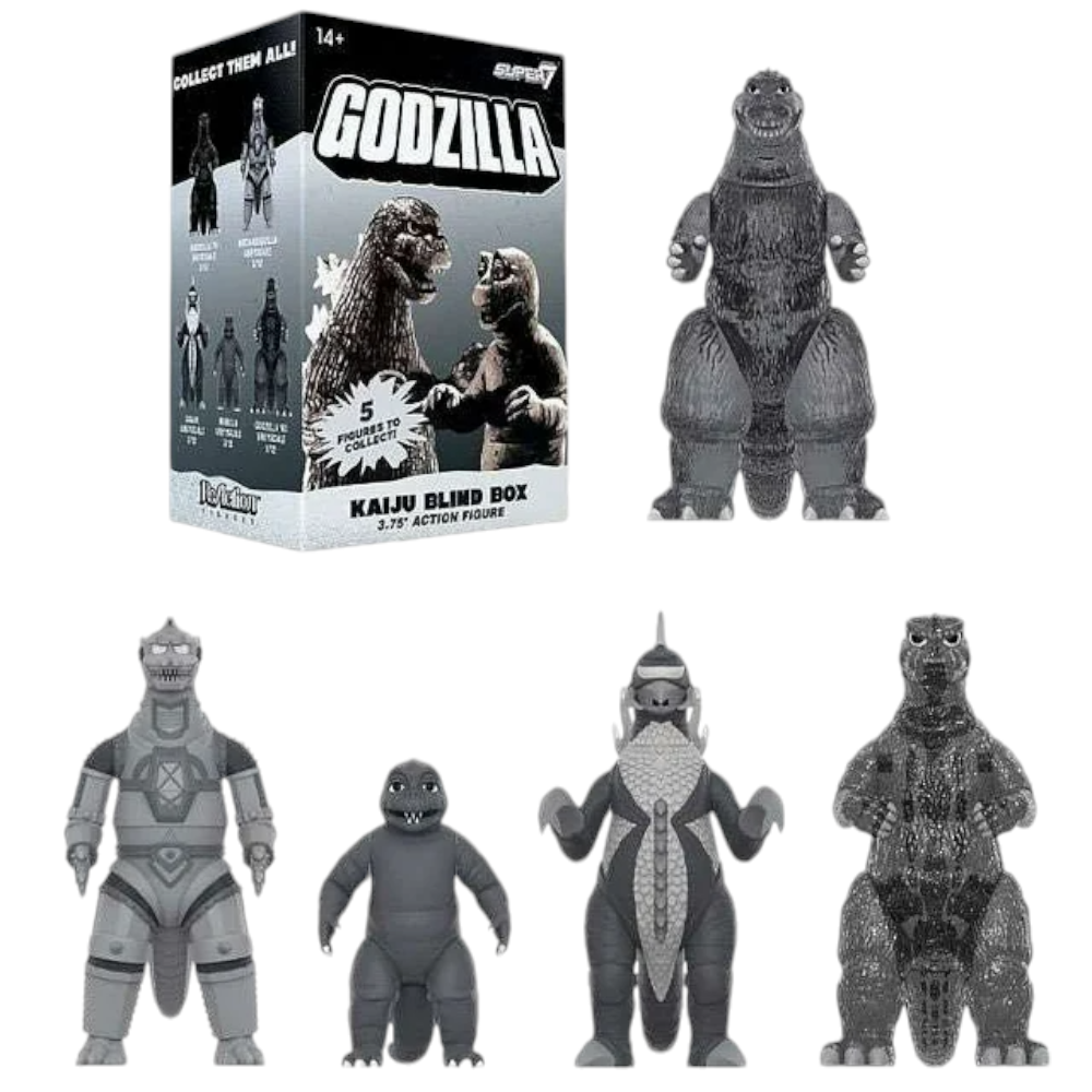ReAction: Godzilla - Kaiju Blind Box Series 2 Silver Screen