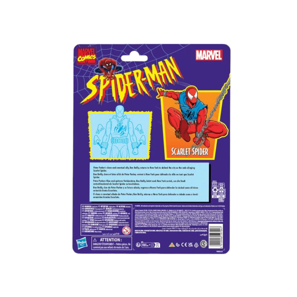 Marvel Legends Spider Man: Retro Collection Scarlet Spider