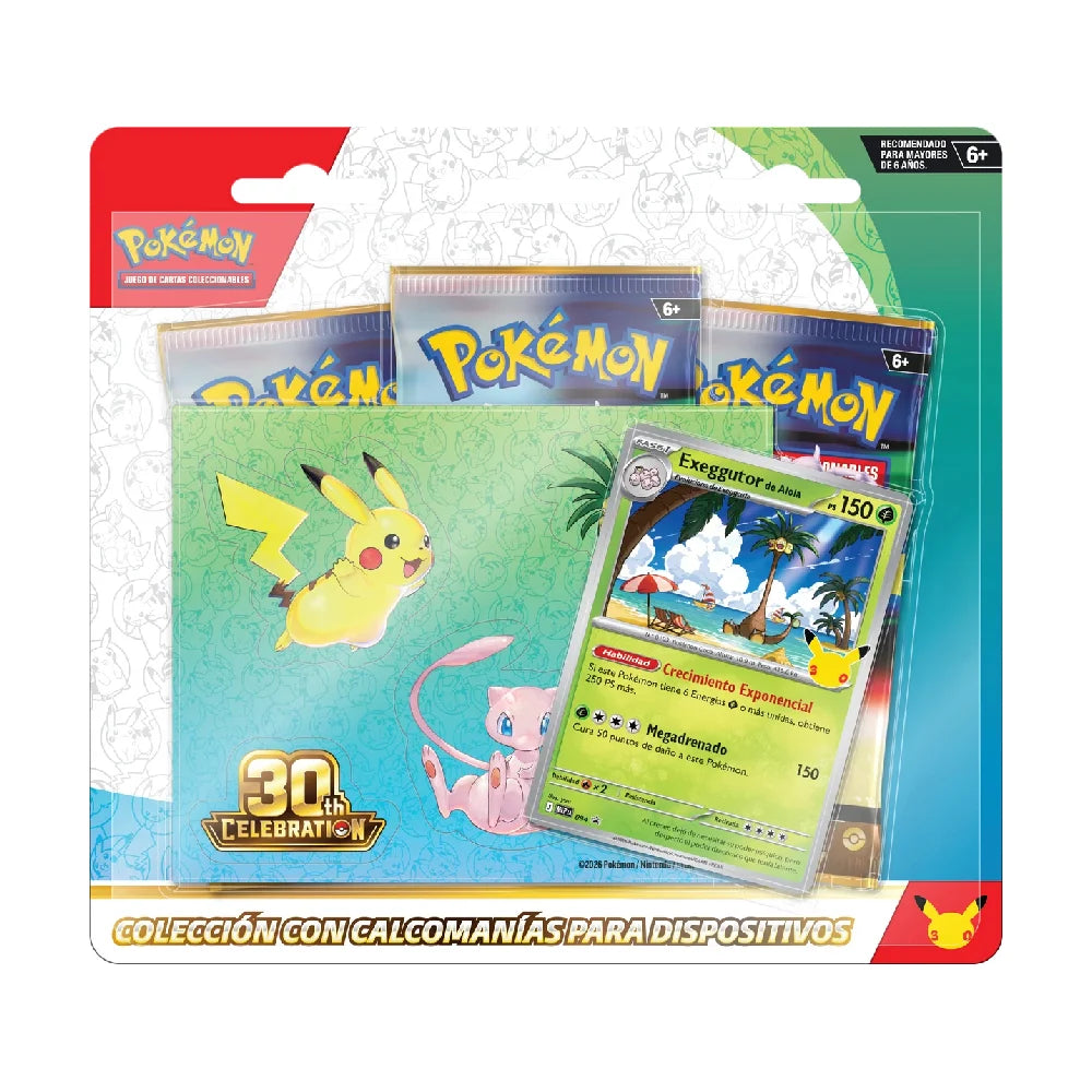 Pokémon TCG 30th Celebration – Tech Sticker Collection Exeggutor de Alola (Español)